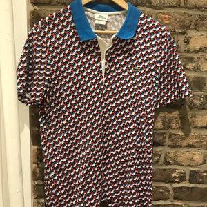 Men’s Patterned Polo T-Shirt